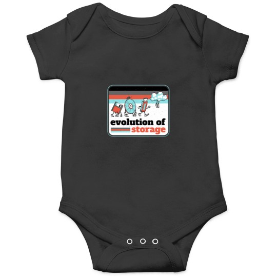 Discover Evolution Of Storage Vintage Floppy Disc Onesies