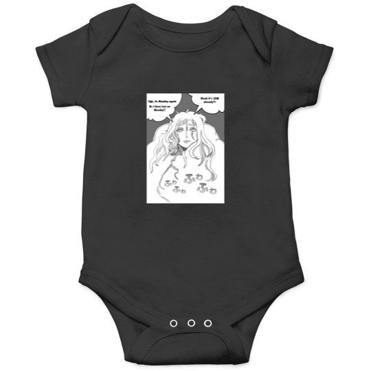 Discover Manga Style Black  White Onesies