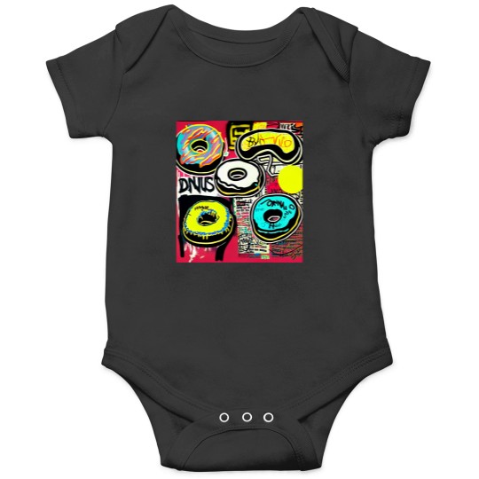 Discover donut grafi art pop design costume kids women men Onesies