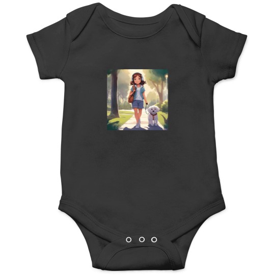 Discover Morning Walk In The Park 179 Onesies