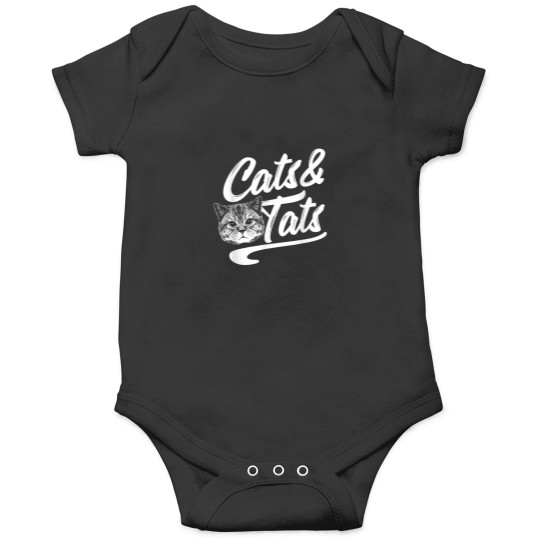 Discover Vintage Cats Tats Tattoo Inking Artist Animal Lo Onesies