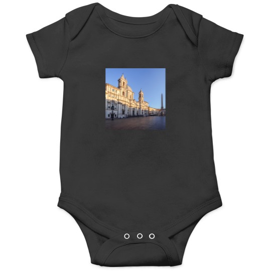 Discover Sant Agnese Church At Dawn In The Piazza Navona - Rome Italy 859 Onesies