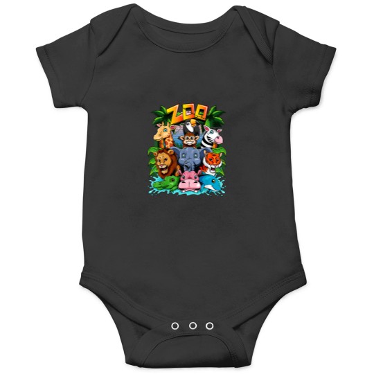 Discover Zoo Animal Shirt Kids Boys Girls Teacher School Onesies
