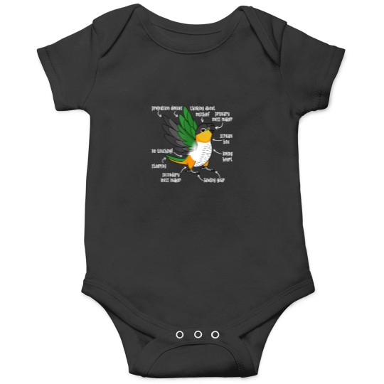 Discover Parrot Anatomy I Blackheaded Caique Onesies
