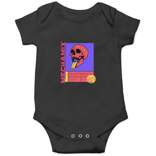 Discover MECHAMIX VAPOURWAVE skulls FUN Onesies