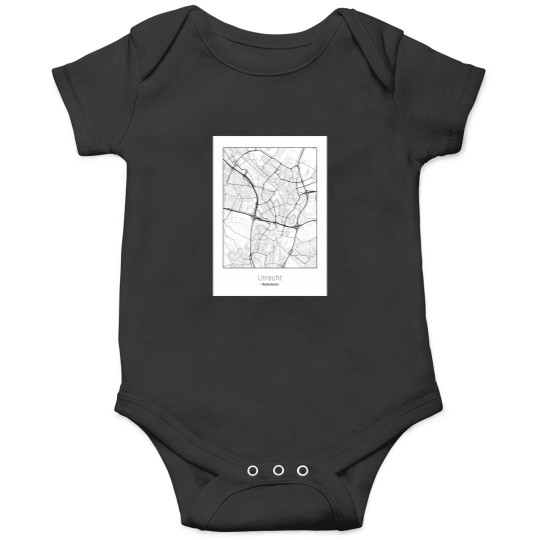 Discover Map Of Utrecht 4505 Onesies