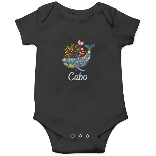 Discover Floral Whale Cabo San Lucas Onesies