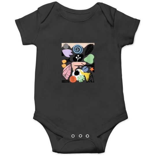 Discover Womens Lover of Abstract ART Minimal Colorful De Onesies