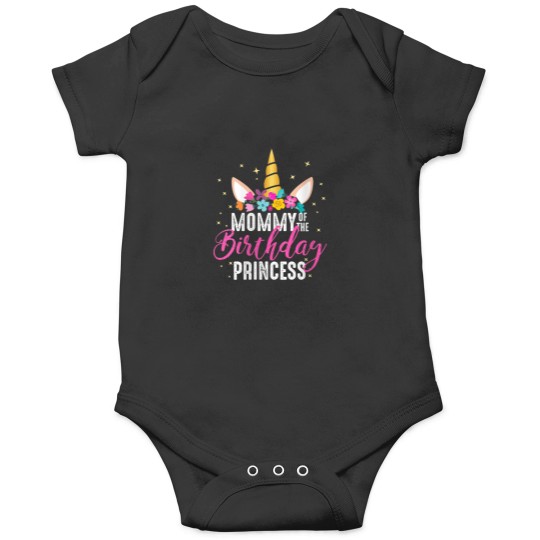 Discover Womens Mommy Of The Birthday Princess Mother Gir Onesies