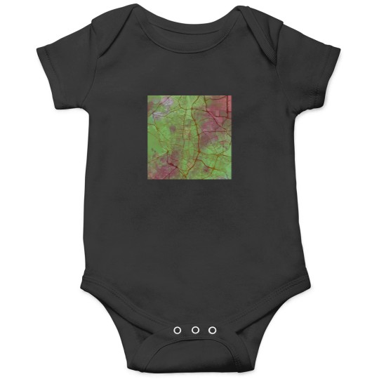 Discover Madrid Spain Street Yellow Pink 763 Onesies