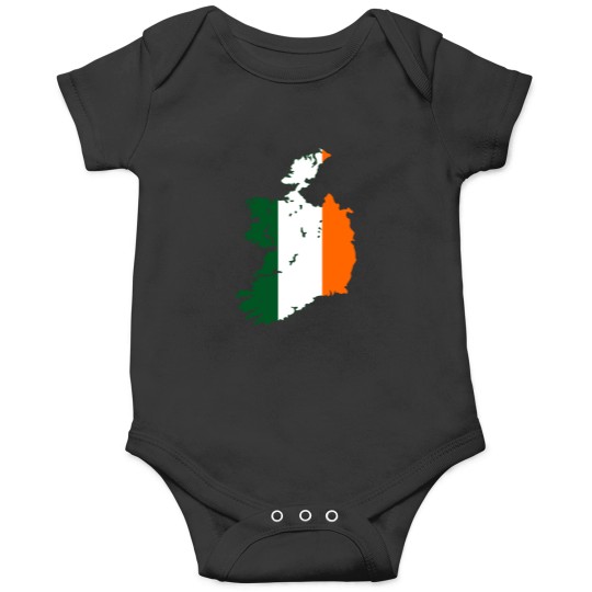 Discover Flag Map of Ireland Onesies