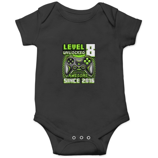 Discover 8th Birthday Gamer 8 Year Old Funny Bday Boy Eig Onesies
