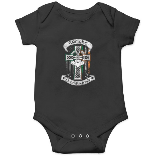 Discover Enright family Irish Americans - Usss flags - Ireland flags - claddagh ring - celtic Crosss vintages Onesies