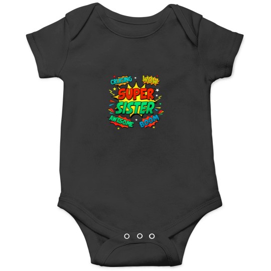 Discover Superhero Sister Costume For Women Comic Book Bi Onesies