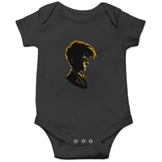 Discover Young man wearing a suit and glasses Onesies