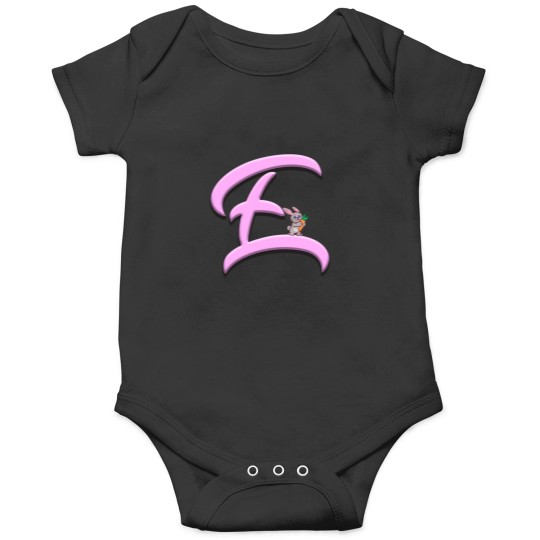 Discover Cute Letter E Animals (3) Onesies