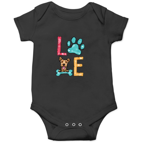 Discover Love My Welsh Terrier Dog Lover T-Shirt Onesies