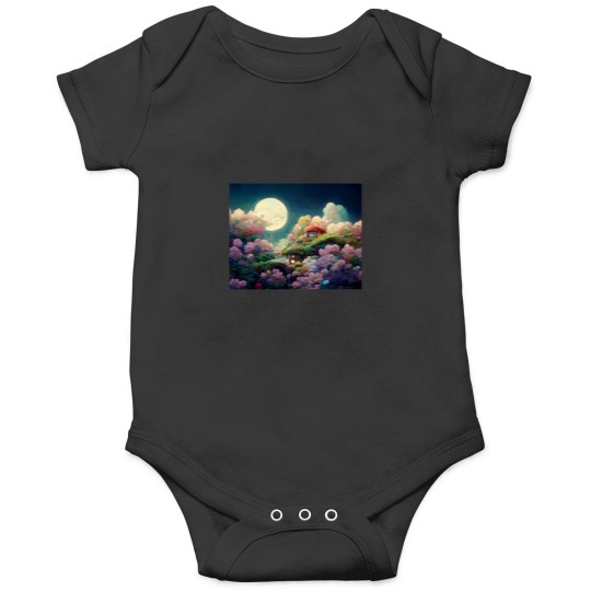 Discover Fantasy Landscape v14 by RudeKittenDesigns Onesies