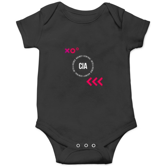 Discover XOXO Cool Pink - CIA - Hugs &amp_ Kisses Projection Onesies