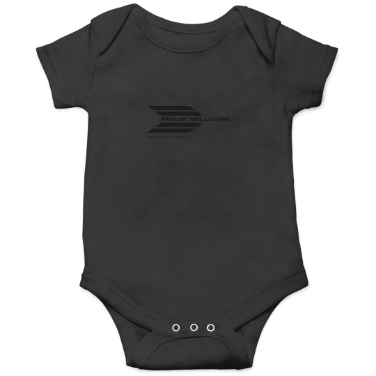 Discover Frank Williams Racing 1969-70 team logo (with address) - black Onesies