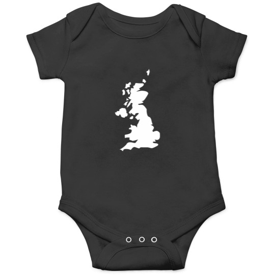 Discover United Kingdom Simple Icon Onesies