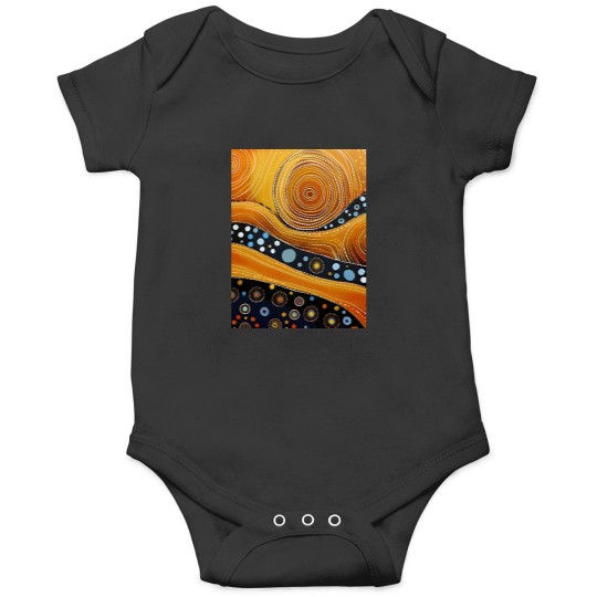 Discover Ancestral Connections I Contemporary Aboriginal Art that Conveys Spirituality and Connection to the Onesies