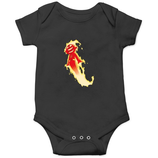 Discover fantastic four human torch young Onesies