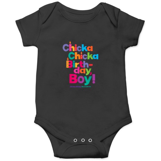 Discover chicka chicka boom boom happy birthday chicka boy big logo Onesies