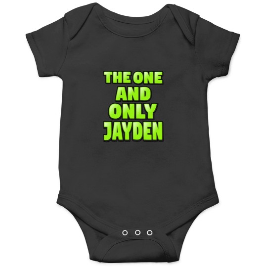 Discover The One and Only Jayden Name Personalized Onesies