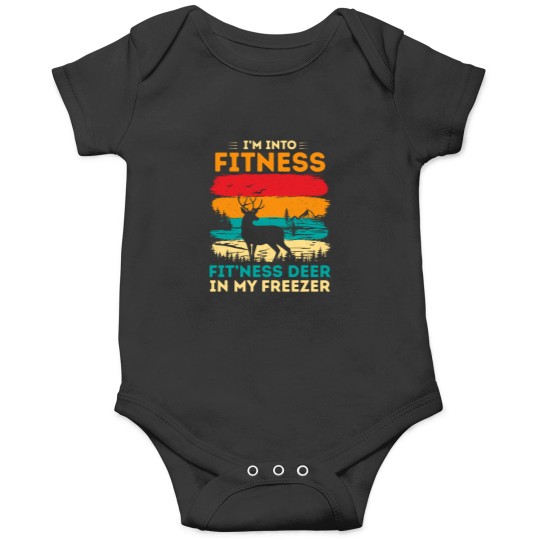 Discover I'm into fitness - Fit'ness deer in my freezer - vintages retro Onesies