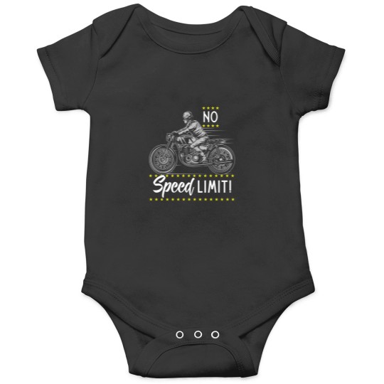 Discover No Speed Limit Motorcycles (1) Onesies