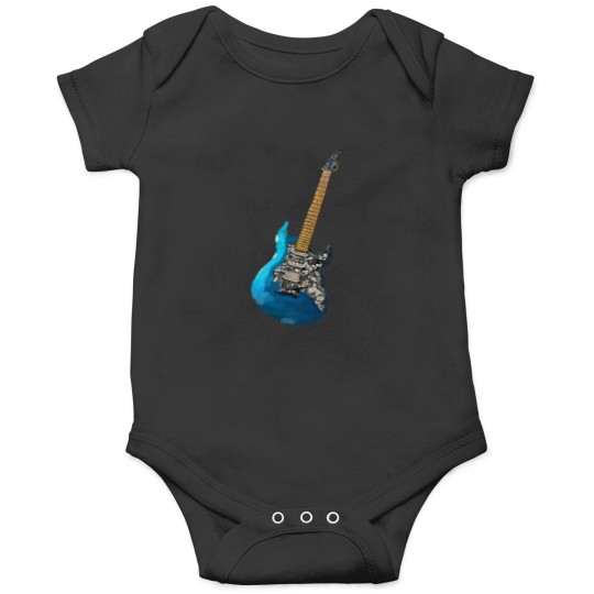 Discover Illustration of an electrics Guitar Onesies