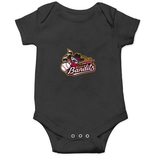Discover The-Quad-Cities-River-Bandits- Logo   T-Shirt Onesies
