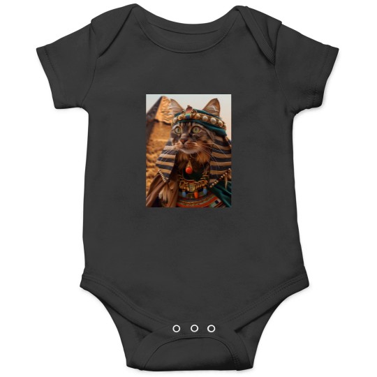 Discover Pharaoh Cat and Pyramid Onesies