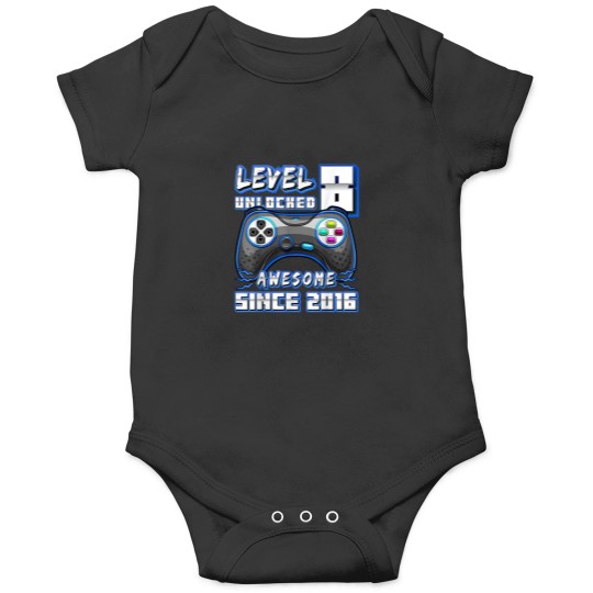 Discover 8th Birthday Gamer 8 Year Old Funny Bday Boy Eig Onesies