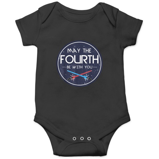 Discover Classic May The Fourth Be With You Circle Logo T-Shirt Onesies