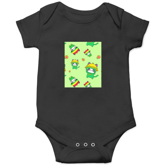 Discover Cute-Heart-Cat-Pattern-(1) T-Shirt Onesies