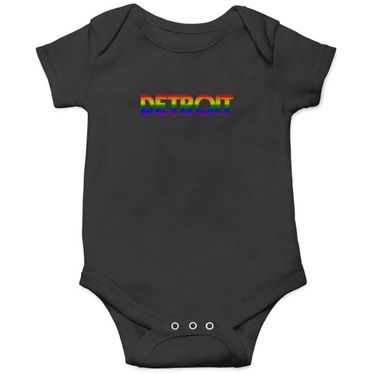 Discover Disco-Detroit-Rainbow T-Shirt Onesies