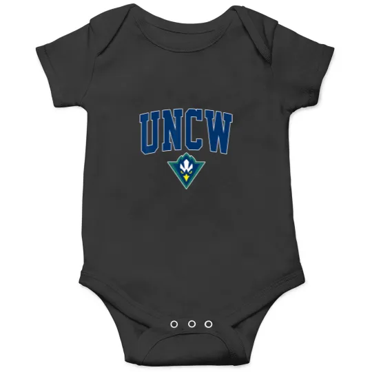 Discover UNCW Arch Vintage Retro College Sports Design Men Women Onesies