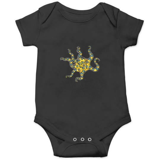 Discover blue ringed octopus Onesies