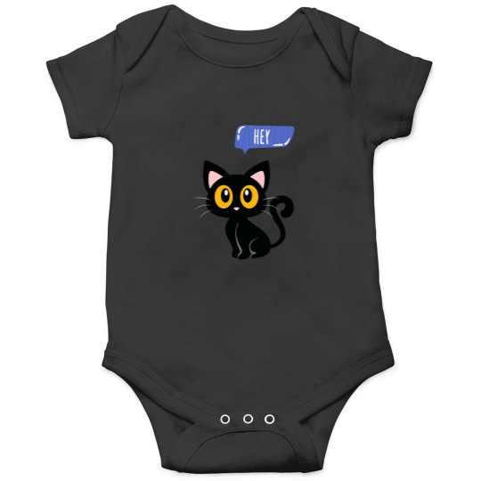 Discover Cat Sayes Hey(2) Onesies