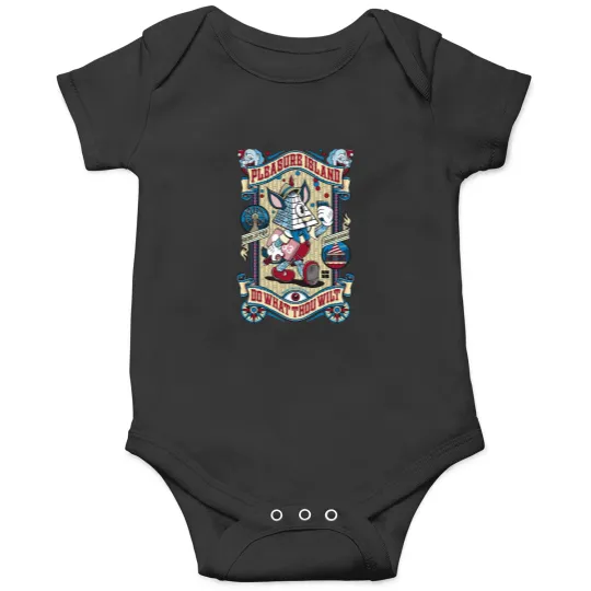 Discover Pleasure Island (Dark) -    Occult   Gothic Onesies