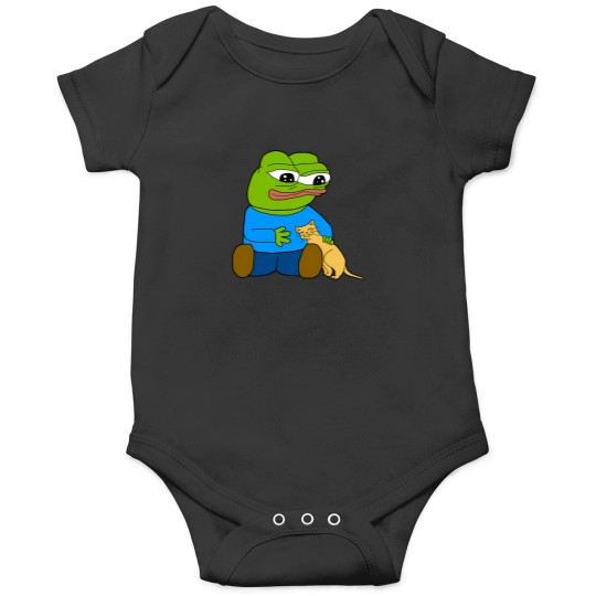 Discover Pepe With Cat T-Shirt Onesies
