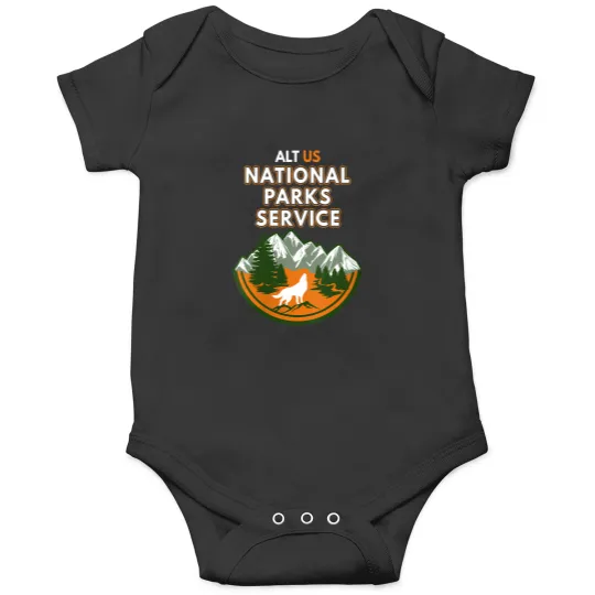 Discover s resist alt us national parks service vneck Onesies