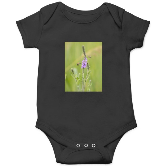 Discover bees fly and purple wildflowers Premium Onesies