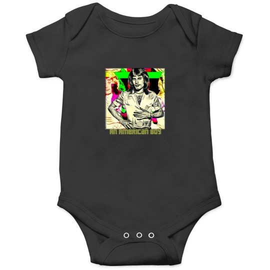 Discover An-American-Boy-(Modern-Art-Cartoon) T-Shirt Onesies