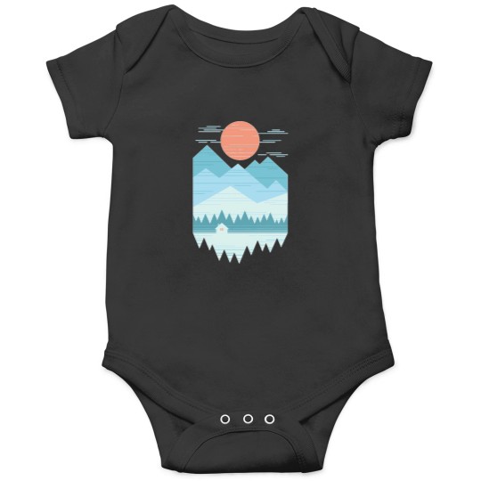 Discover Cabin In The Snow T-Shirt Onesies