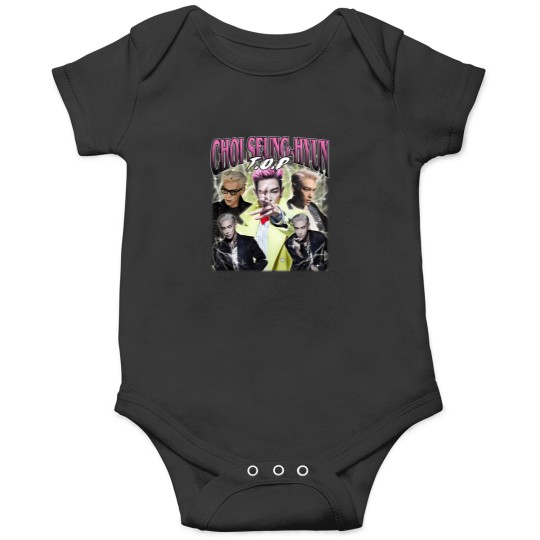Discover Choi-Seung-Hyun-(T.O.P)-Fan-T-Shirt---Inspired-K-Pop-Graphic-Tee-For-Fan Onesies