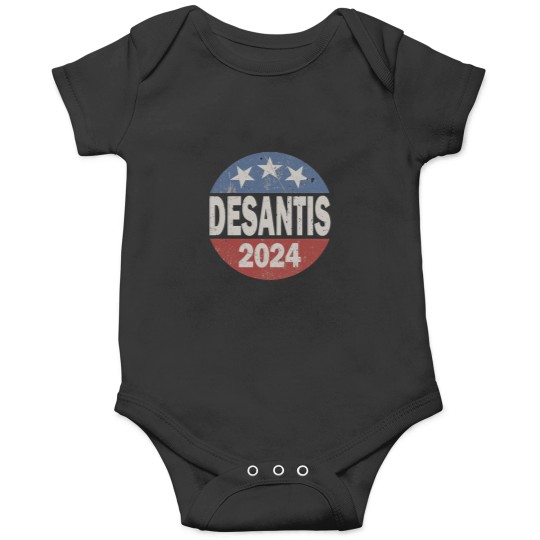 Discover Vintage Distressed DeSantis For President In 2024 Onesies