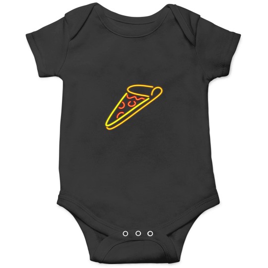 Discover Neons Pizza Sign Art Onesies